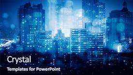  Presentation with china fmcg - PPT layouts with pearl harbor - shanghai landscape china bokeh image background and a navy blue colored foreground