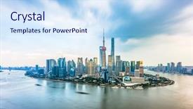  Presentation with pearl harbor - Cool new theme with pearl harbor - spectacular views of the bund backdrop and a  colored foreground