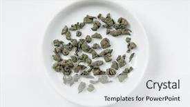  Presentation with pearl - PPT layouts featuring pearl herbal - green tea background and a white colored foreground