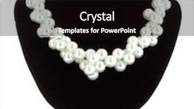  Presentation with black pearl - Audience pleasing presentation theme consisting of pearl necklace on black mannequin backdrop and a black colored foreground