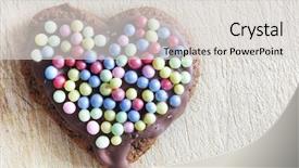  Presentation with pearls - Colorful slides enhanced with pearls christmas valentines day love backdrop and a light gray colored foreground