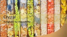  Presentation with decoration - Slide deck with pease - kitchen decoration grits background background and a yellow colored foreground