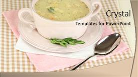  Presentation with events pink - Cool new theme with pease - nourishing soup in pink pan backdrop and a  colored foreground