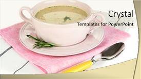  Presentation with hydroponics vegetables hydroponic vegetable - Presentation design consisting of pease - nourishing soup with vegetables background and a lemonade colored foreground