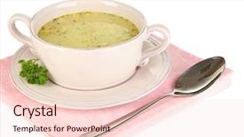  Presentation with hydroponics vegetables hydroponic vegetable - Cool new presentation theme with pease - nourishing soup with vegetables backdrop and a lemonade colored foreground