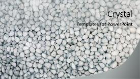  Presentation with stone - Presentation with pebbles-embedded stone texture background background and a light gray colored foreground