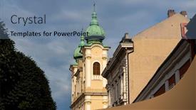  Presentation with county cork - Presentation design with pecs-in-baranya-county-hungary background and a seafoam green colored foreground