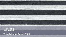  Presentation with pedestrian crossing - Colorful presentation enhanced with pedestrian crossing backdrop and a gray colored foreground