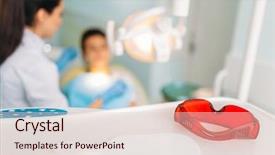  Presentation with pediatric dentistry - Amazing slide deck having pediatric dentistry concept children stomatology backdrop and a lemonade colored foreground