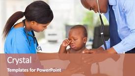  Presentation with afro - Amazing slides having pediatric nursing - afro american male pediatrician backdrop and a coral colored foreground