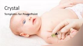  Presentation with occupational therapy - Presentation theme featuring pediatric occupational therapy - pediatrician giving a three month background and a pink colored foreground