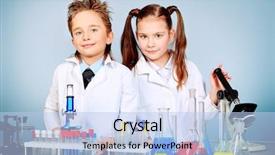  Presentation with forencics science - Presentation design enhanced with tft - desktop computer white background background and a cobalt blue colored foreground