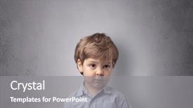  Presentation with jesus empty tomb leaving - Theme featuring pediatric psychology - adorable little boy portrait background and a  colored foreground