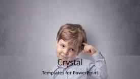  Presentation with empty - PPT layouts with pediatric psychology - adorable little boy portrait background and a  colored foreground