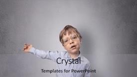  Presentation with jesus empty tomb leaving - PPT theme consisting of pediatric psychology - adorable little boy portrait background and a  colored foreground