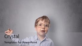  Presentation with empty - Amazing theme having pediatric psychology - adorable little boy portrait backdrop and a  colored foreground