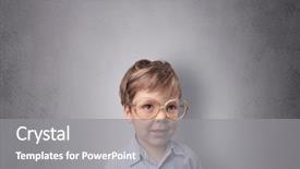  Presentation with history empty tomb of jesus - Presentation theme with pediatric psychology - adorable little boy portrait background and a gray colored foreground