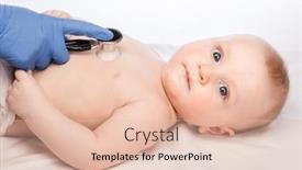  Presentation with lungs - Theme with pediatrician-examines-5-month-baby background and a lemonade colored foreground