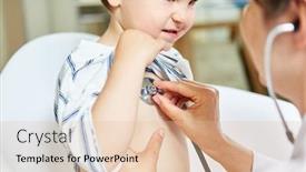  Presentation with lungs - PPT layouts featuring pediatrician-listening-to-lungs background and a lemonade colored foreground