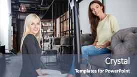  Presentation with beauty salon - Amazing PPT layouts having pedicure in a beauty salon backdrop and a  colored foreground