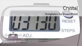  Presentation with history earth globe isolated white - Beautiful slide set featuring pedometer studio isolated on white backdrop and a  colored foreground