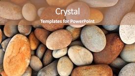  Presentation with chakra stones - Cool new presentation theme with peeble stones background backdrop and a coral colored foreground