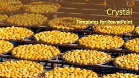  Presentation with storage and drying of grain - Theme enhanced with peeled-persimmons-drying-at-outdoor background and a tawny brown colored foreground