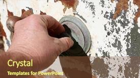  Presentation with combination lock - Amazing slide set having peeling safe with combination lock backdrop and a tawny brown colored foreground