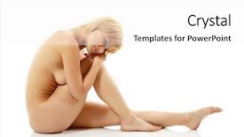  Presentation with young sing woman singing young - PPT layouts consisting of pefect - woman sexy nude beautiful young background and a  colored foreground