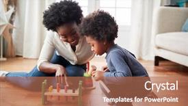  Presentation with indian mother son - Audience pleasing presentation consisting of peg - mother and young son playing backdrop and a  colored foreground