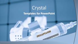  Presentation with gene therapy - Slides with pegaptanib-personalized-gene-therapy-syringe background and a  colored foreground