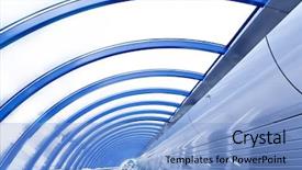  Presentation with abstract - PPT layouts featuring pellucid - abstract transparent ceiling inside modern background and a  colored foreground
