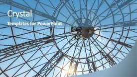  Presentation with buildings engineering construction engineers - Cool new theme with pellucid - construction of modern buildings backdrop and a teal colored foreground