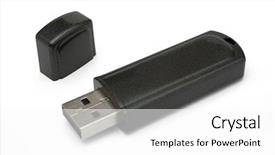  Presentation with lgbt diversity rainbow flag isolated - PPT theme with pen drive - usb flash memory close-up isolated background and a white colored foreground