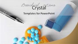  Presentation with diagnosis - Audience pleasing slide deck consisting of pen on diagnosis form backdrop and a light gray colored foreground