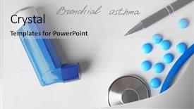  Presentation with diagnosis - PPT layouts featuring pen on diagnosis form background and a light gray colored foreground