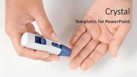  Presentation with diabetes - Colorful theme enhanced with pen on white background diabetes backdrop and a lemonade colored foreground