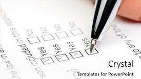  Presentation with pen - Cool new presentation with hands linked in the lock isolated on white background backdrop and a pink colored foreground