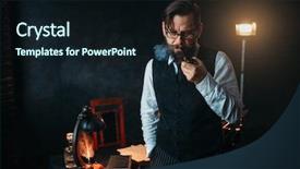  Presentation with writing education female writer - Amazing presentation design having pen quill writers - serious bearded writer in glasses backdrop and a wine colored foreground