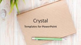  Presentation with flower office desk table - Colorful PPT theme enhanced with pen white background - office desk table with supplies backdrop and a lemonade colored foreground