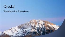  Presentation with mountains and the sacred geometry - Presentation design having pena blanca peak tendenera mountains background and a  colored foreground