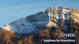  Presentation with tibetan mountains - Theme with pena blanca peak tendenera mountains background and a  colored foreground