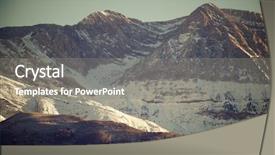  Presentation with thank you mountains - PPT layouts having pena blanca peak tendenera mountains background and a  colored foreground