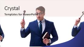  Presentation with law - Slides consisting of penal code - lawyer law student background and a lemonade colored foreground