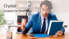  Presentation with courtroom - Beautiful slide deck featuring penal code - young handsome judge sitting backdrop and a lemonade colored foreground