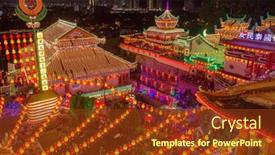  Presentation with lok - Slide deck enhanced with penang-malaysia-february-27-2015 background and a tawny brown colored foreground