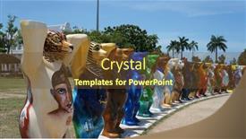  Presentation with exhibition - Cool new slide deck with penang-malaysia-september-24-2016 backdrop and a tawny brown colored foreground