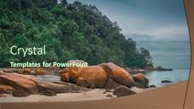  Presentation with rainy day - Cool new slides with penang-national-park-at-rainy backdrop and a tawny brown colored foreground