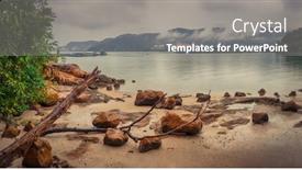  Presentation with malaysia national day - Cool new PPT layouts with penang-national-park-at-rainy backdrop and a gray colored foreground