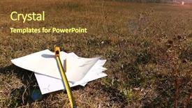  Presentation with improvement - Presentation consisting of pencil on the ground background and a  colored foreground